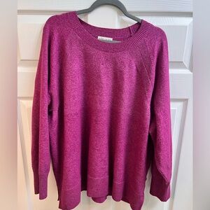 Lightweight sweatshirt sweater crew neck